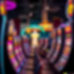 Vibrant selection of slot machines at Miami Valley Gaming