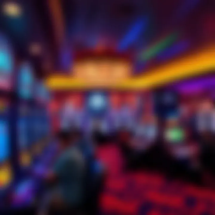 Modern gaming floor with high-tech machines