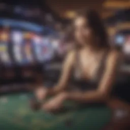 A captivating view of an online casino interface showcasing various games.