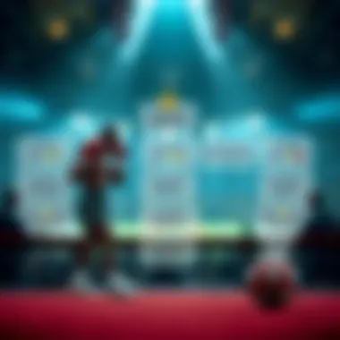 A graphical representation of various betting options available for boxing