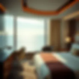 Luxurious ocean view room at Ocean Casino