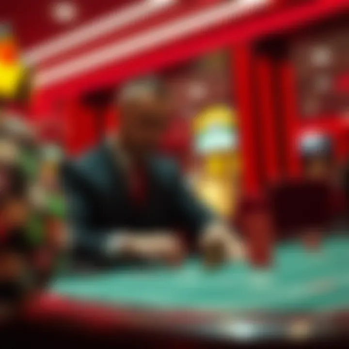 An illustration of technology impacting gambling practices