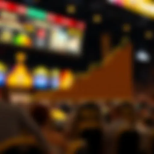 A graph illustrating the growth of online NCAA betting over the years