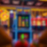 Pac Man Wild Edition Slot Machine Design Artistic depiction of the Pac Man Wild Edition slot machine