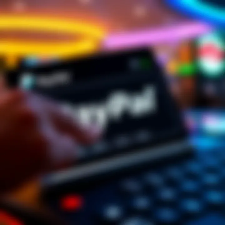 PayPal interface showcasing transaction speed and efficiency