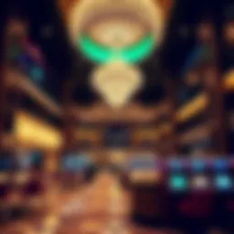 Luxurious lobby at Resorts World Las Vegas