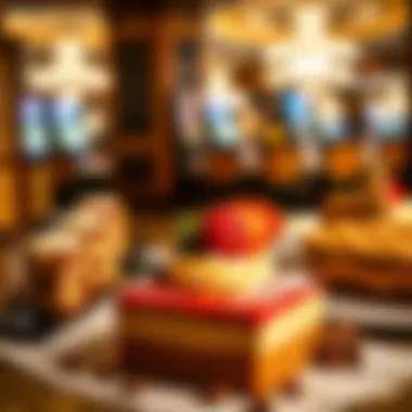 Decadent desserts showcasing sweet indulgences