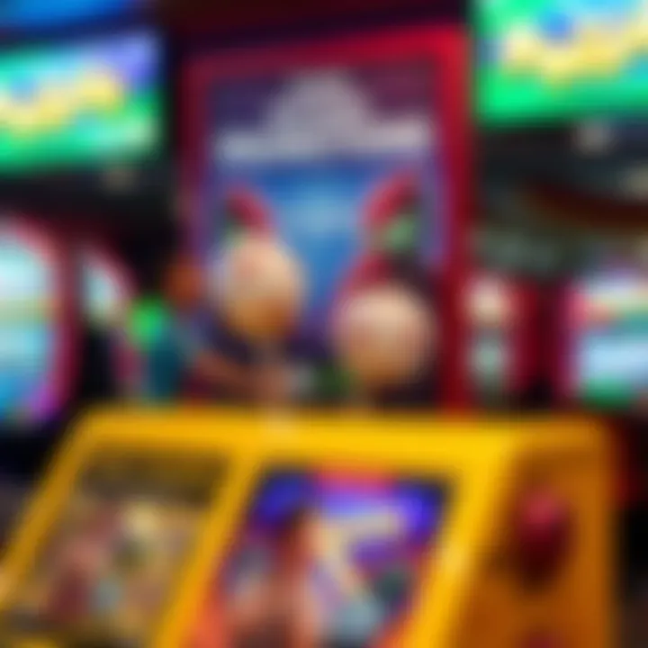 Vibrant promotional display at Seneca Allegany