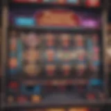 A vibrant slot machine displaying multiple free spin icons