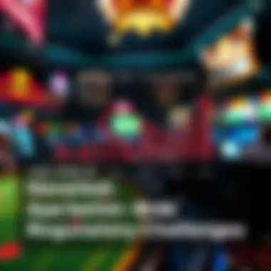 An infographic detailing the regulatory landscape of sports betting