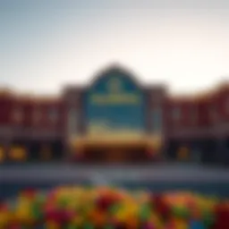 Exterior view of the largest casino in Oklahoma showcasing its grandeur