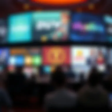 Platforms for Earning through Trivia A collage of popular online platforms hosting trivia competitions for prizes
