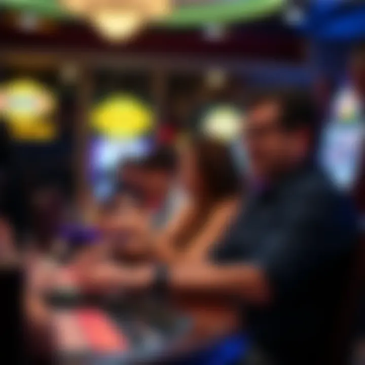 Strategic players engaged in a blackout bingo session, showing focus and excitement