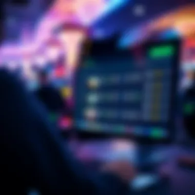 Trustworthy online lottery platform interface on a computer screen