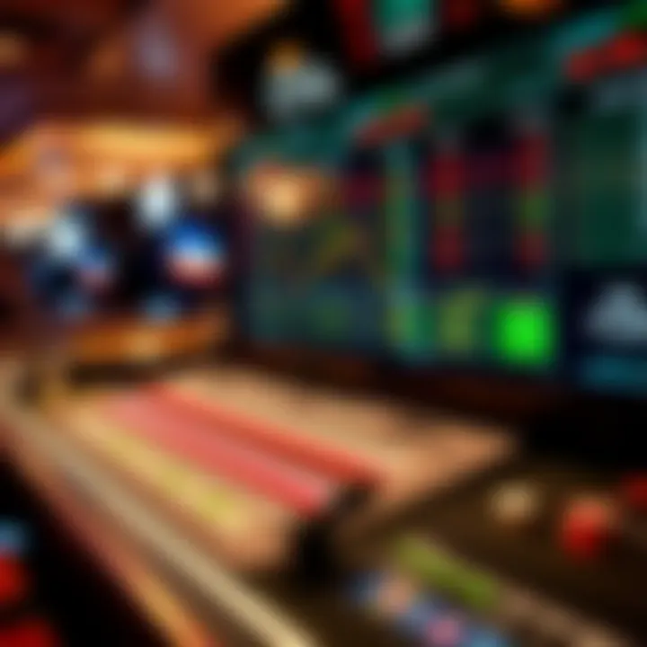 Visual representation of a betting management system