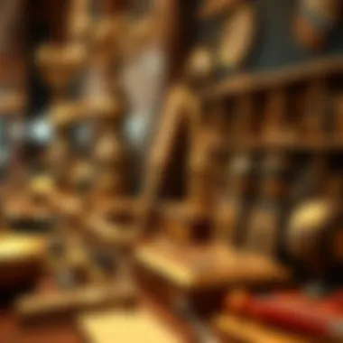 Historical artifacts and memorabilia from horse racing events