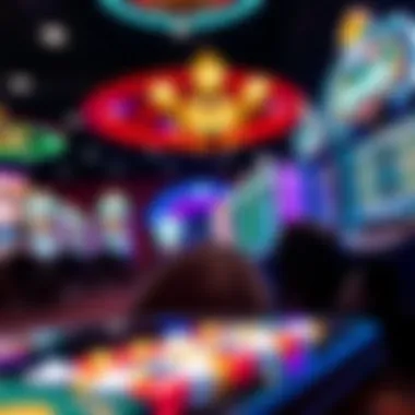 Collage showcasing various game types popular in VA gaming