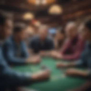 Community Engagement at Westgate Poker A group engaged in a lively game, highlighting the community aspect of Westgate Poker